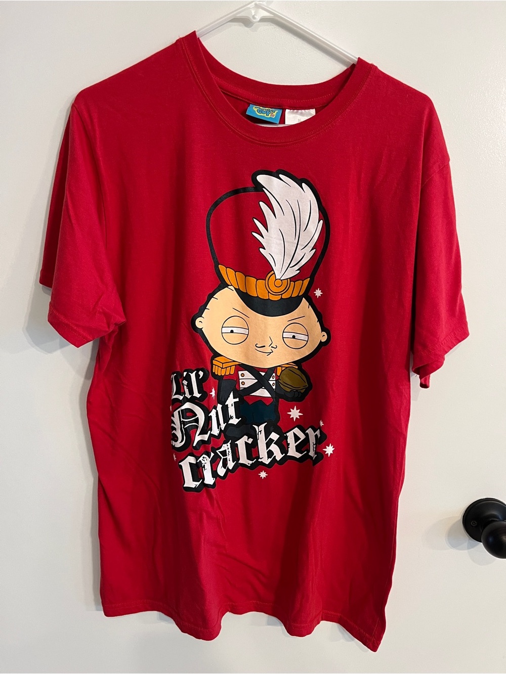 Men’s size XL The Family Guy Stewie lil nutcracker T-shirt